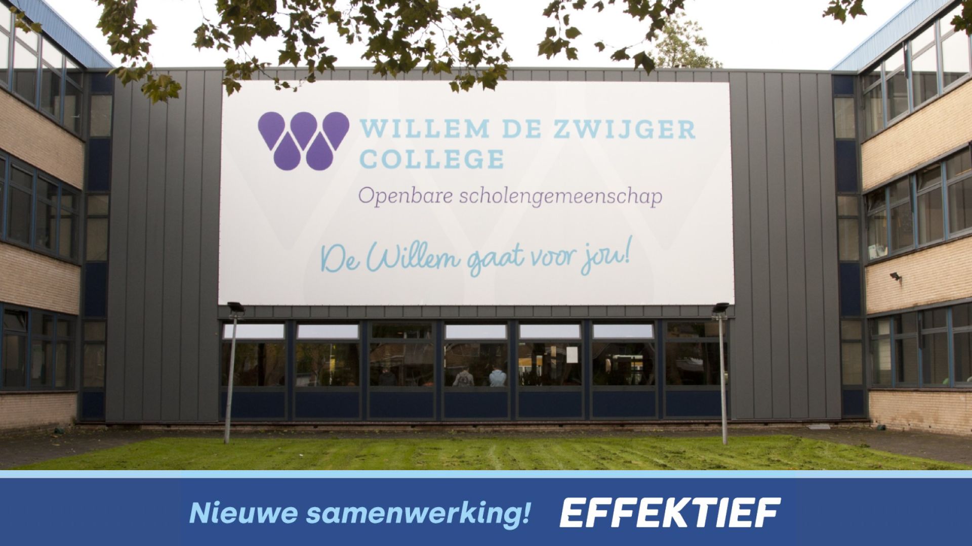Effektief gaat het schoonmaakonderhoud uitvoeren op twee locaties van Willem de Zwijger College!