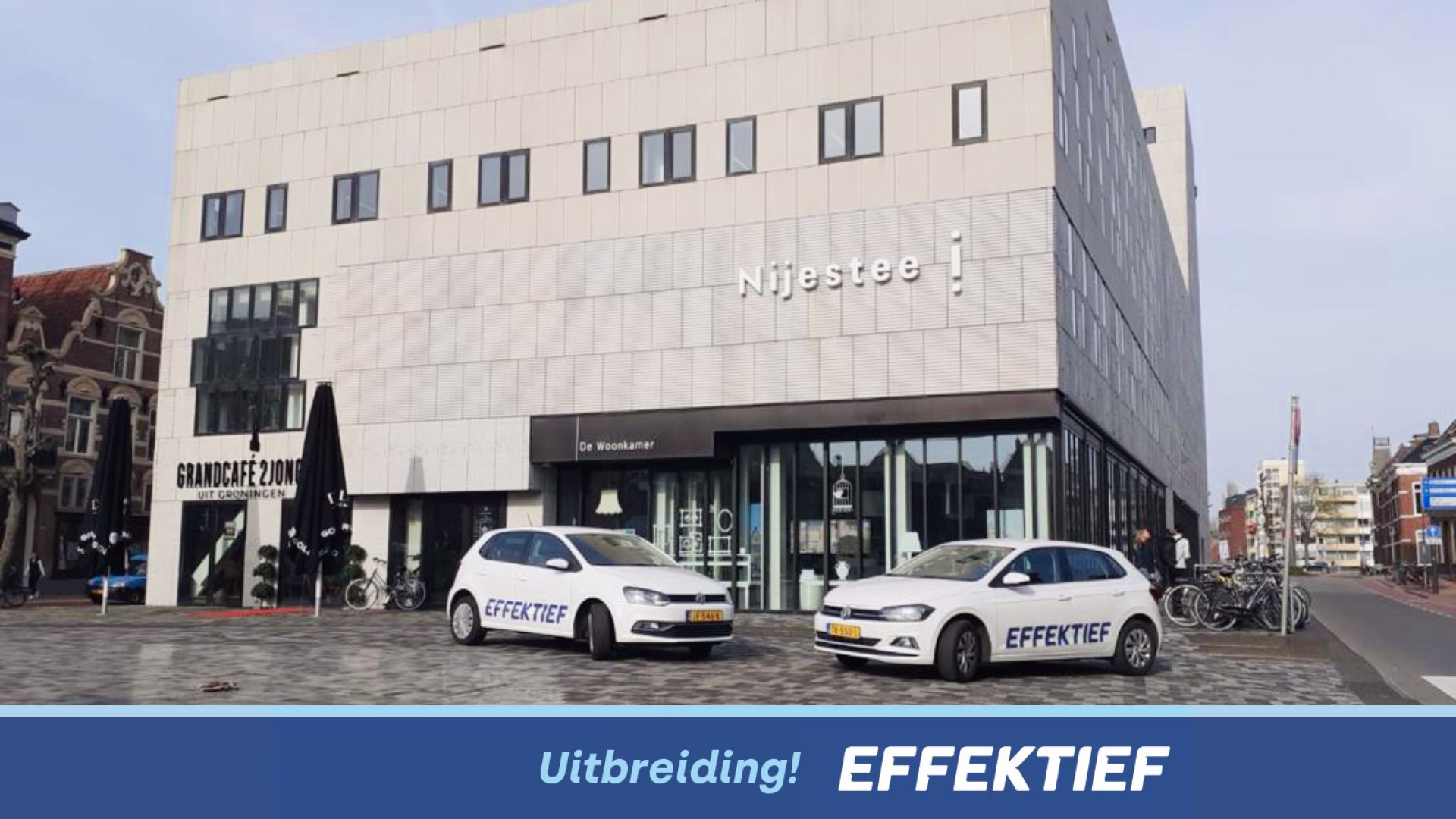 Effektief gaat het schoonmaakonderhoud uitvoeren bij kantoren van Nijestee!