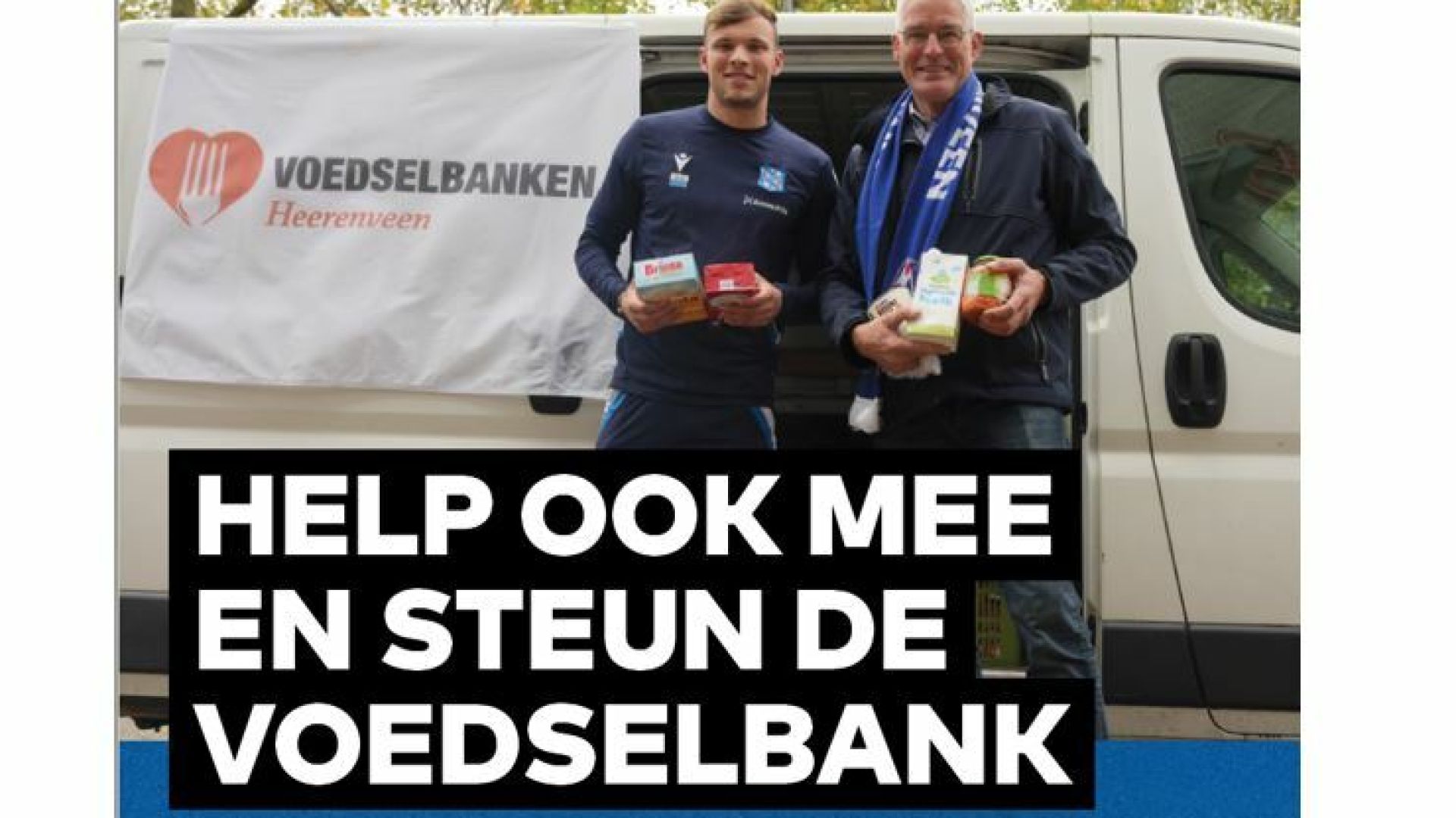 Effektief steunt sc Heerenveen in de actie voor de voedselbank! Help jij ook mee?