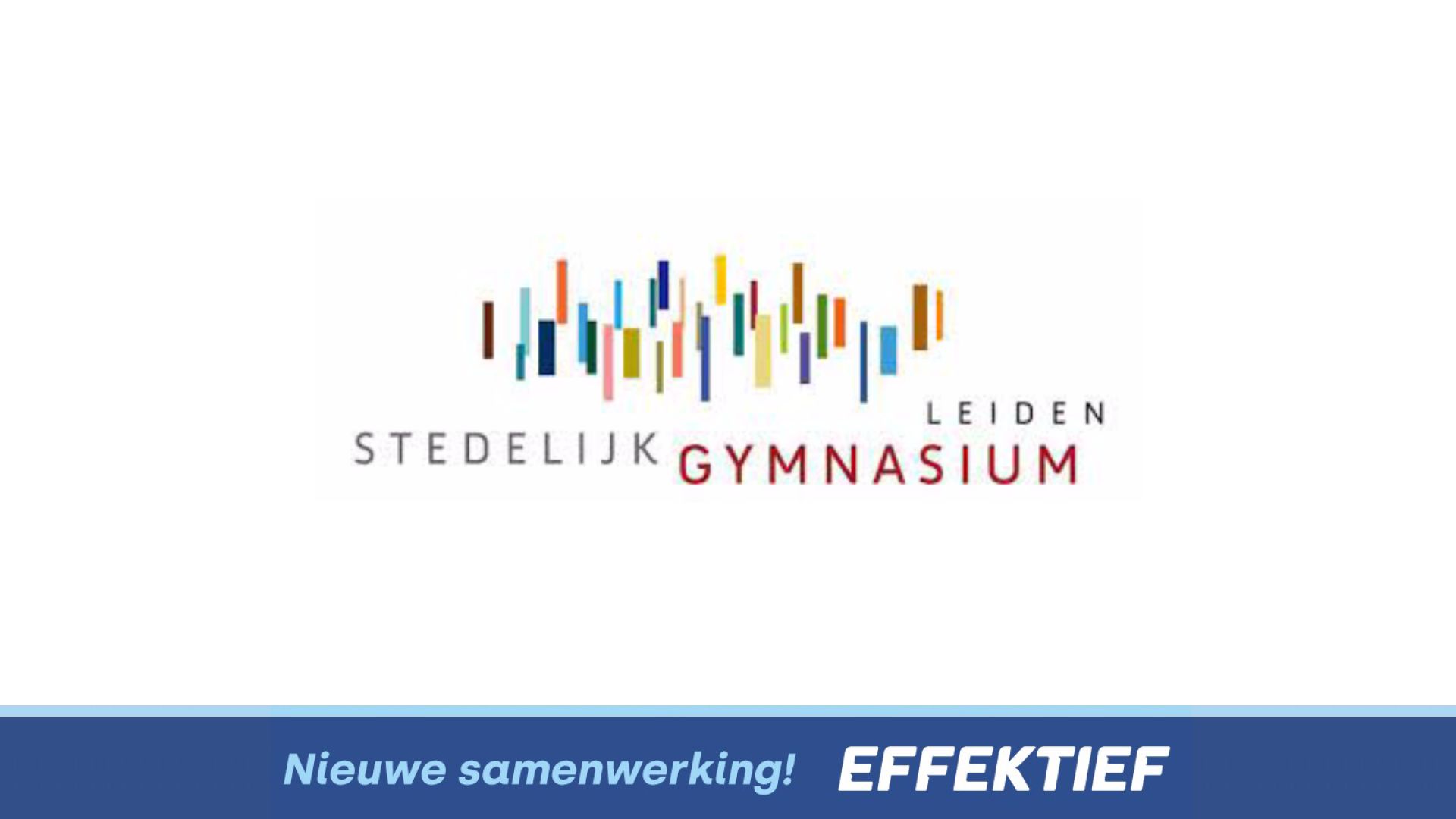 Stedelijk Gymnasium Leiden kiest voor Effektief als schoonmaakpartner!