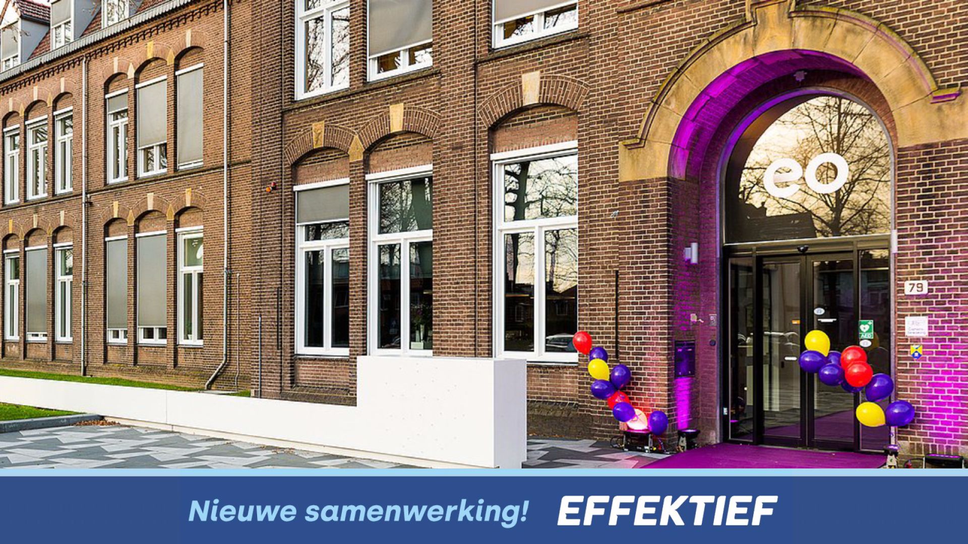 Evangelische Omroep (EO) kiest weer voor Effektief!